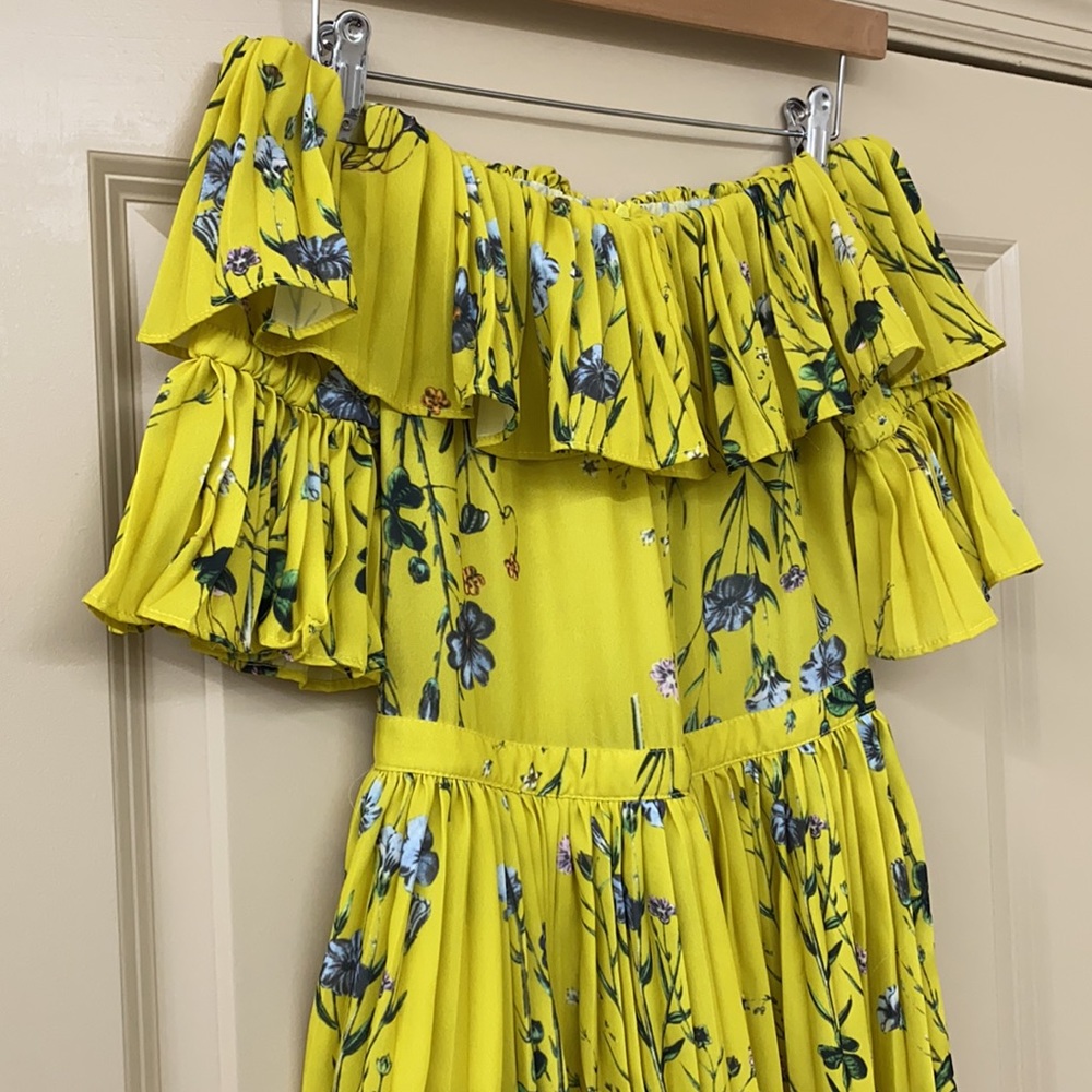 AQUA Pleated Tiered Maxi Dress - Picture 1 of 6
